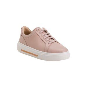 CLARKS Leather Wide Hollyhock Walk Comfort Sneakers size various